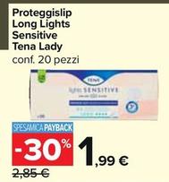Offerta per Tena - Proteggislip Long Lights Sensitive Lady a 1,99€ in Carrefour Market