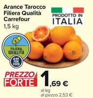 Offerta per Carrefour - Arance Tarocco Filiera Qualità  a 1,69€ in Carrefour Market