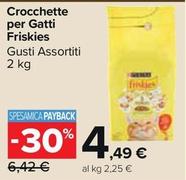 Offerta per Friskies - Crocchette Per Gatti a 4,49€ in Carrefour Market