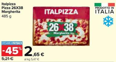 Offerta per Italpizza - Pizza 26x38 Margherita a 2,65€ in Carrefour Market