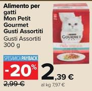 Offerta per Purina - Alimento Per Gatti Mon Petit Gourmet Gusti Assortiti a 2,39€ in Carrefour Market