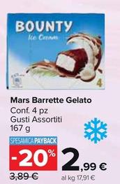 Offerta per Mars - Barrette Gelato a 2,99€ in Carrefour Market