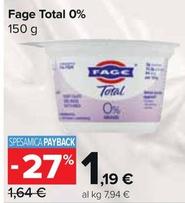 Offerta per Fage - Total 0% a 1,19€ in Carrefour Market