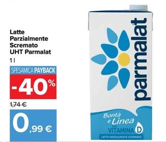 Offerta per Parmalat - Latte Parzialmente Scremato Uht a 0,99€ in Carrefour Market