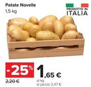 Offerta per Patate Novelle a 1,65€ in Carrefour Market