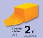 Offerta per Cheddar A Fette a 2€ in Carrefour Market