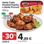 Offerta per Amadori - Alette Cotte Smoked Paprika E Alette Piccanti a 4,89€ in Carrefour Market