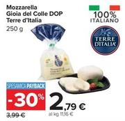 Offerta per Terre D'italia - Mozzarella Gioia Del Colle DOP a 2,79€ in Carrefour Market