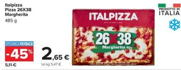 Offerta per Italpizza - Pizza 26x38 Margherita a 2,65€ in Carrefour Market