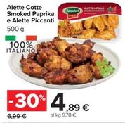 Offerta per Amadori - Alette Cotte Smoked Paprika E Alette Piccanti a 4,89€ in Carrefour Market