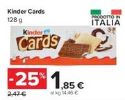 Offerta per Kinder - Cards a 1,85€ in Carrefour Market