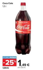 Offerta per Coca Cola - 1,5 L a 1,49€ in Carrefour Market