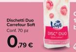 Offerta per Carrefour  - Dischetti Duo Soft a 0,79€ in Carrefour Market