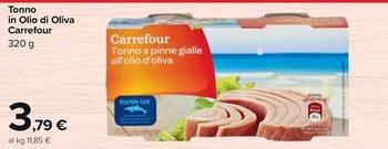Offerta per Carrefour - Tonno In Olio Di Oliva  a 3,79€ in Carrefour Market