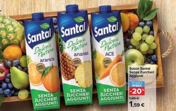 Offerta per Santal - Succo Senza Zuccheri Aggiunti a 1,59€ in Carrefour Market