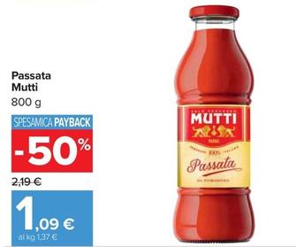 Offerta per Mutti - Passata  a 1,09€ in Carrefour Market