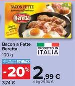 Offerta per Beretta - Bacon A Fette a 2,99€ in Carrefour Market