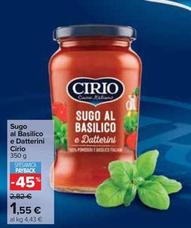 Offerta per Cirio - Sugo Al Basilico E Datterini a 1,55€ in Carrefour Market