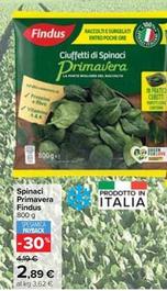 Offerta per Findus - Spinaci Primavera a 2,89€ in Carrefour Market