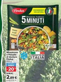 Offerta per Findus - Minestrone O Passato Di Verdure a 2,89€ in Carrefour Market