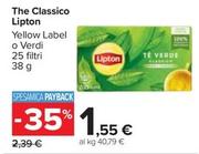 Offerta per Lipton Tea - The Classico  a 1,55€ in Carrefour Ipermercati