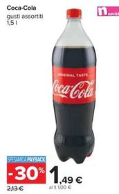 Offerta per Coca Cola - Gusti Assortiti a 1,49€ in Carrefour Ipermercati