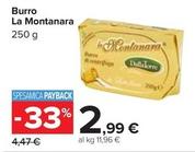 Offerta per La Montanara - Burro a 2,99€ in Carrefour Ipermercati