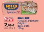 Offerta per Rio Mare - Filetti Di Sgombro Grigliati a 2,69€ in Carrefour Ipermercati