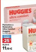 Offerta per Huggies - Pannolino O Mutandina Ultra Comfort a 11,19€ in Carrefour Ipermercati