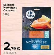 Offerta per Carrefour - Salmone Norvegese  a 2,79€ in Carrefour Ipermercati