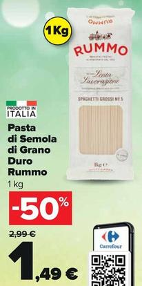 Offerta per Rummo - Pasta Di Semola Di Grano Duro a 1,49€ in Carrefour Ipermercati