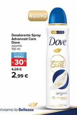 Offerta per Dove - Deodorante Spray Advanced Care a 2,99€ in Carrefour Ipermercati