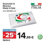 Offerta per Guanciale In Memory Made In Italy a 14,99€ in Carrefour Ipermercati