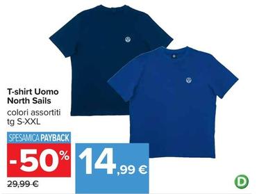 Offerta per Salis - T-Shirt Uomo North Sails a 14,99€ in Carrefour Ipermercati