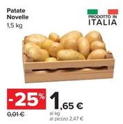 Offerta per Patate Novelle a 1,65€ in Carrefour Ipermercati