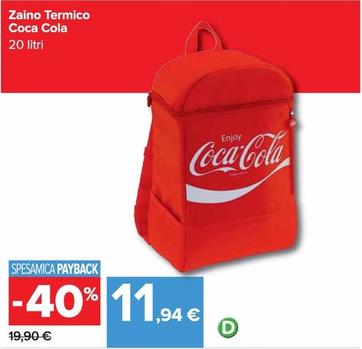 Offerta per Coca Cola - Zaino Termico a 11,94€ in Carrefour Ipermercati