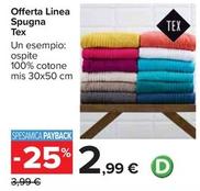 Offerta per Tex - Offerta Linea Spugna a 2,99€ in Carrefour Ipermercati