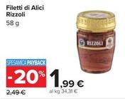 Offerta per Rizzoli - Filetti Di Alici a 1,99€ in Carrefour Ipermercati