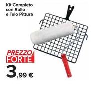 Offerta per Kit Completo Con Rullo E Telo Pittura a 3,99€ in Carrefour Ipermercati