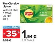 Offerta per Lipton Tea - The Classico  a 1,54€ in Carrefour Ipermercati