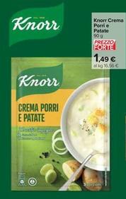 Offerta per Knorr - Crema Porri E Patate a 1,49€ in Carrefour Ipermercati