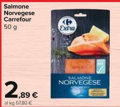 Offerta per Carrefour - Salmone Norvegese  a 2,89€ in Carrefour Express