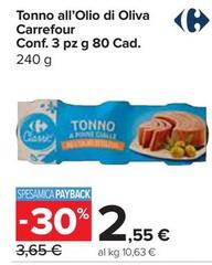 Offerta per Tonno a 2,55€ in Carrefour Express