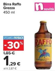Offerta per Birra a 1,29€ in Carrefour Express