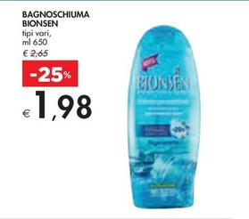Offerta per Bionsen - Bagnoschiuma a 1,98€ in Bennet