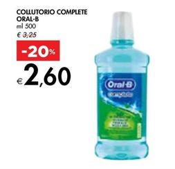Offerta per Oral B - Collutorio Complete a 2,6€ in Bennet