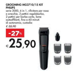 Offerta per Philips - Grooming MG3710/15 Kit a 25,9€ in Bennet
