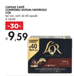 Offerta per L'or Espresso - Capsule Caffè Compatibili Sistema Nespresso a 9,59€ in Bennet