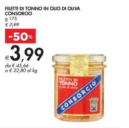 Offerta per Consorcio - Filetti Di Tonno In Olio Di Oliva a 3,99€ in Bennet