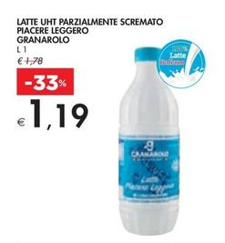 Offerta per Granarolo - Latte Uht Parzialmente Scremato Piacere Leggero a 1,19€ in Bennet
